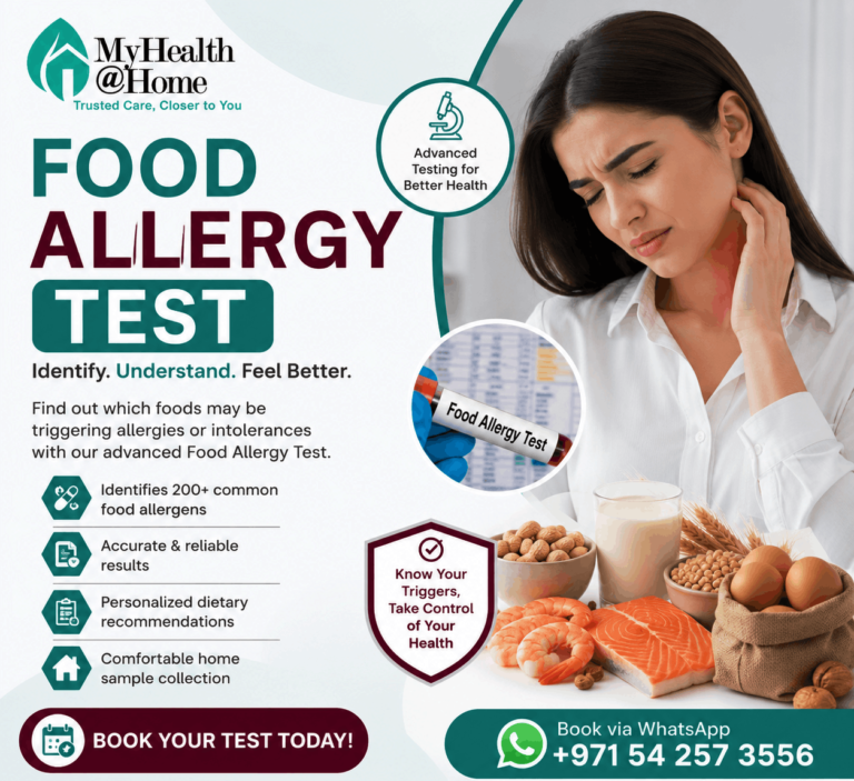Food Allergy Test in Dubai with Home Sample Collection